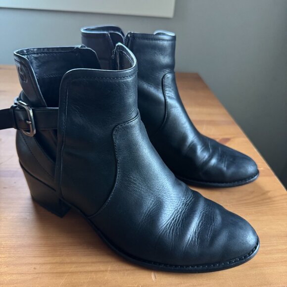 Gerry Weber black leather ankle boots (Josef Seibel) - Picture 2 of 7